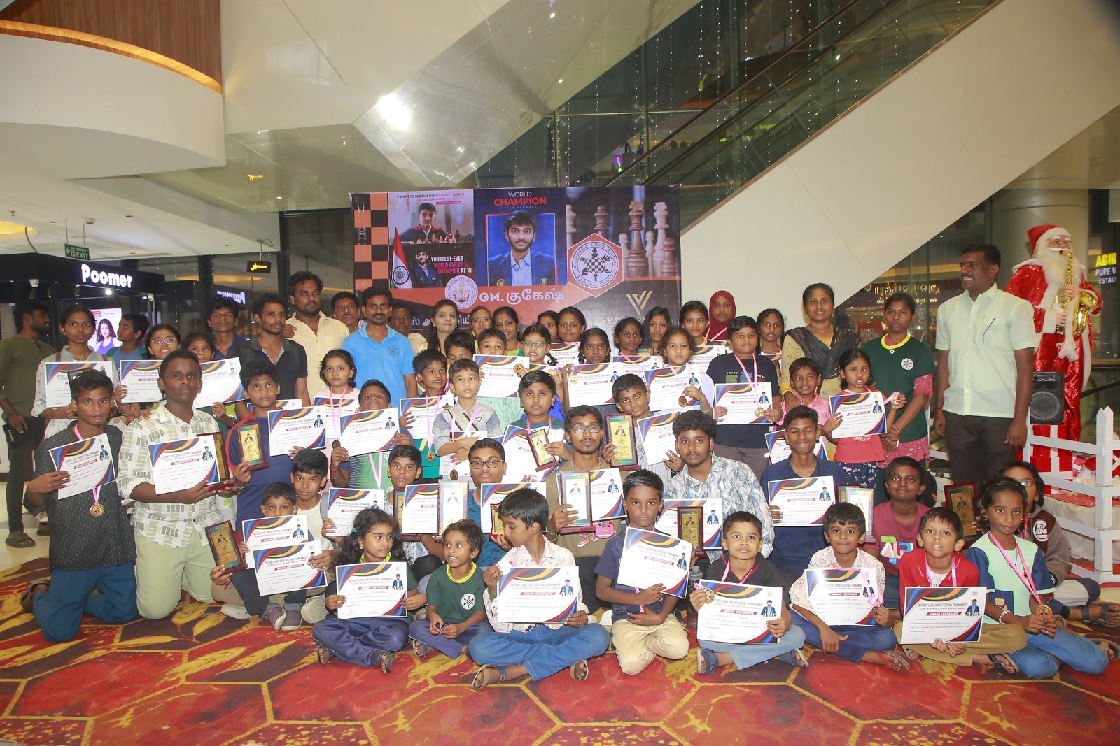 Prize winners ceremony - Cuddalore Chess Academy